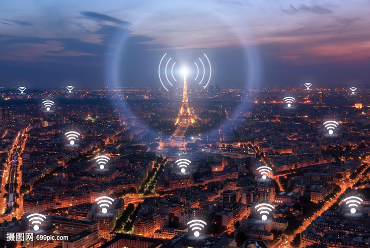 城市網(wǎng)絡(luò)wifi熱點信號